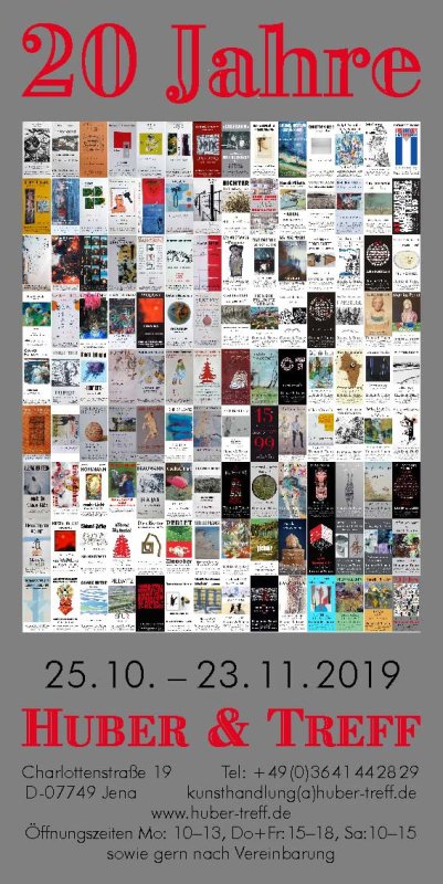 Plakat 20 Jahre Huber & Treff