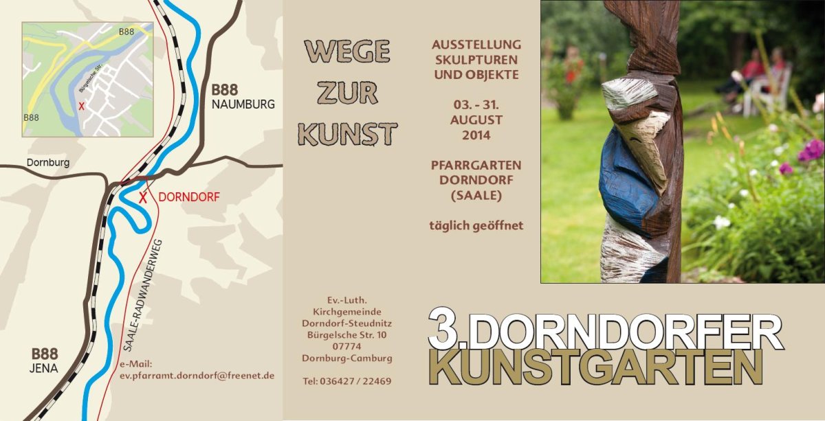 Image - 3. Dorndorfer Kunstgarten 2014 - Wege zur Kunst