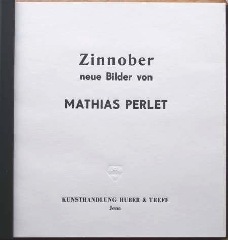 Katalog - ZINNOBER - Mathias Perlet